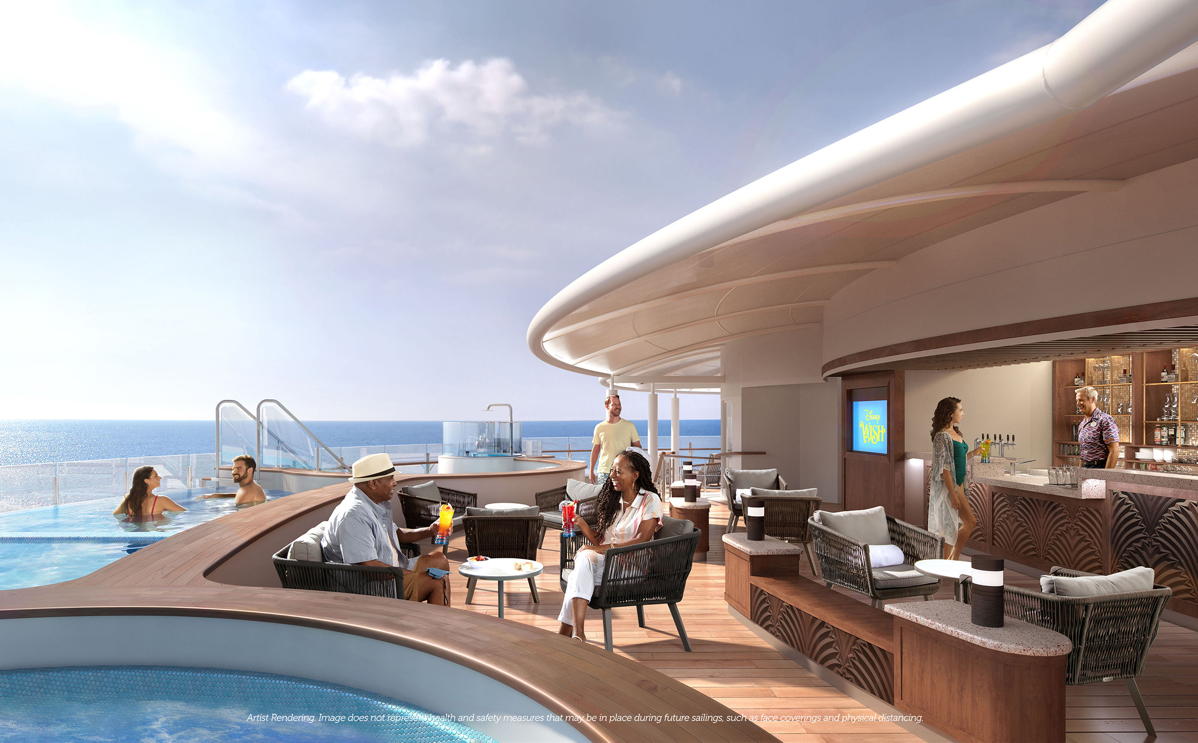 Quiet Cove is an adults-only refuge, set away from the bustle of family activities. (Disney Cruise Line)